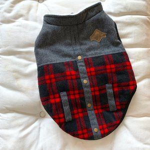 Beaver Canoe Colourblock Red & Grey Dog Vest L